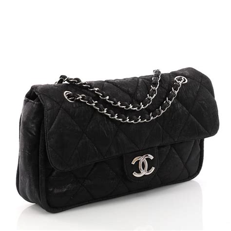 chanel coated canvas le marais flap bag|CHANEL Coated Canvas Quilted Le Marais Flap Black.